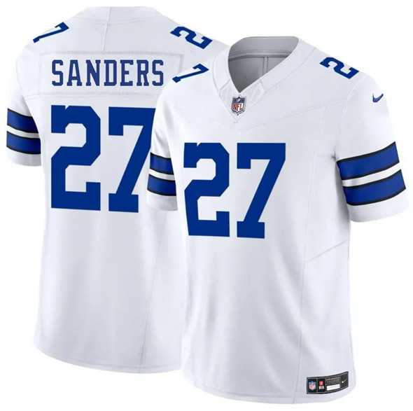 Men & Women & Youth Dallas Cowboys #27 Miles Sanders White 2025 F.U.S.E. Vapor Untouchable Limited Stitched Jersey->dallas cowboys->NFL Jersey